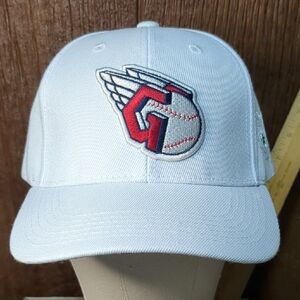 Cleveland Guardians MLB Adjustable Hat Ohio State Patch Under Bill Sharp Crisp